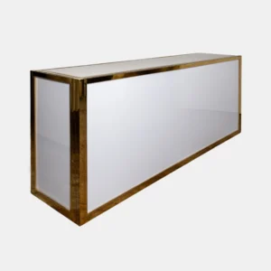 Modern Cocktail Bar Unit - White